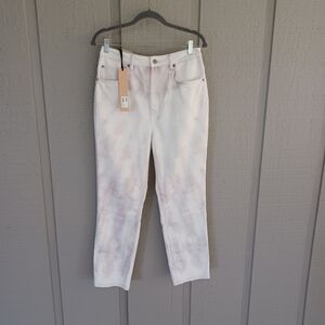 Ksubi Chlo Wasted Dye Tie Jean Size 30 Women Cotton High Waist Straight Leg